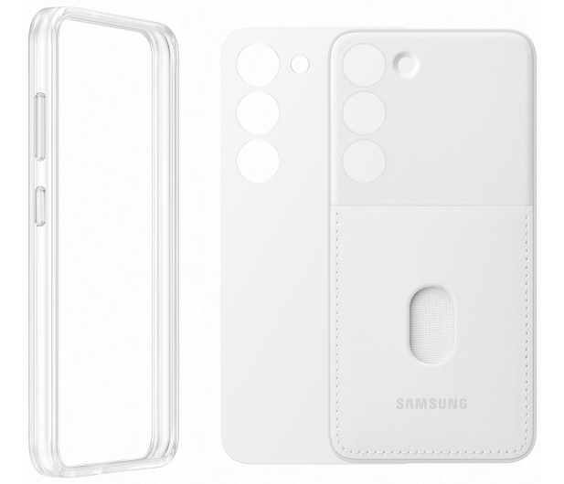 SAMSUNG Frame Case do Samsung S23 Biały - 1110096 - zdjęcie 4